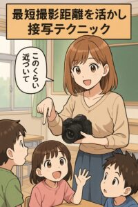 最短撮影距離を活かした接写テクニック