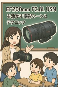 EF200mm F2.8L USMを活かす撮影シーンとテクニック