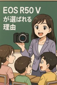 EOS R50 Vの動画向け操作と映像制作機能