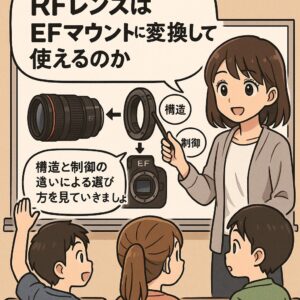 RFレンズをEFマウントに変換して使いたいときの現実