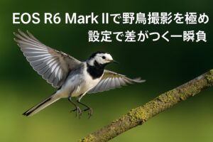 EOS R6 Mark IIで野鳥撮影を極める 設定で差がつく一瞬の勝負