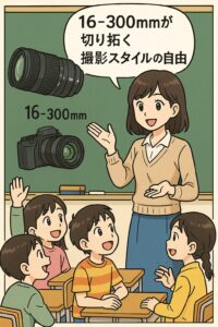16-300mmが切り拓く撮影スタイルの自由