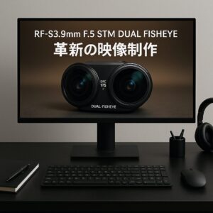 RF-S3.9mm F3.5 STM DUAL FISHEYEがもたらす映像制作の革新