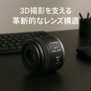 3D撮影を支える革新的なレンズ構造