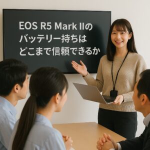 EOS R5 Mark IIのバッテリー持ちはどこまで信頼できるか