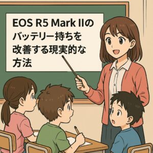 EOS R5 Mark IIのバッテリー持ちを改善する現実的な方法