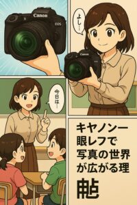 キヤノン一眼レフで写真の世界が広がる理由