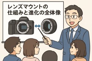 レンズマウントの仕組みと進化の全体像