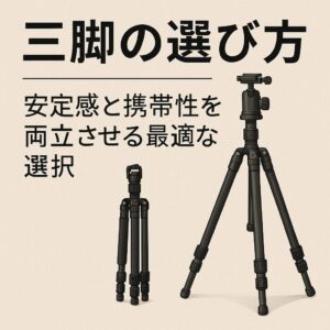 三脚の選び方
