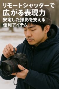 リモートシャッターで広がる表現力 安定した撮影を支える便利アイテム