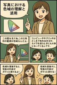 カメラとレンズで活かす色域の知識
