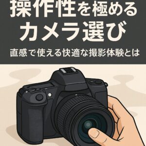 操作性を極めるカメラ選び 直感で使える快適な撮影体験とは