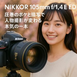 作例に見るNIKKOR 105mm f/1.4E EDの実力