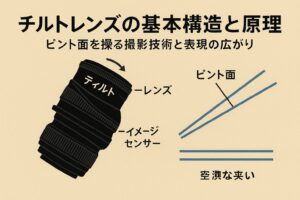 チルトレンズの基本構造と原理 ピント面を操る撮影技術と表現の広がり