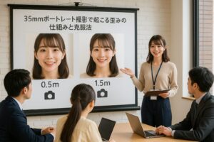35mmポートレートで生じる歪みの理解と対処法