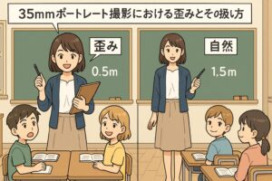 35mmポートレート撮影で起こる歪みの仕組みと克服法