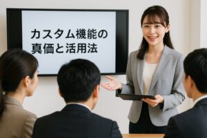 カスタム機能の真価と活用法