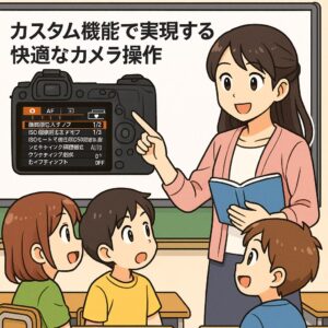カスタム機能で実現する快適なカメラ操作