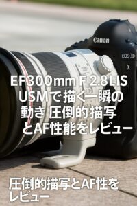 EF300mm F2.8L IS USMで描く一瞬の動き 圧倒的描写とAF性能をレビュー