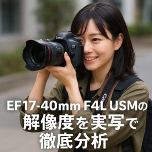 EF17-40mm F4L USMの解像度を実写で徹底分析