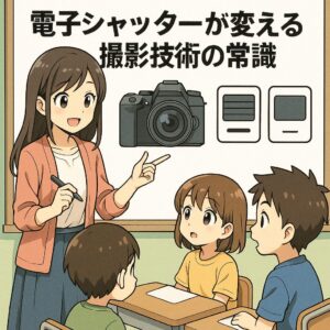 電子シャッターが変える撮影技術の常識