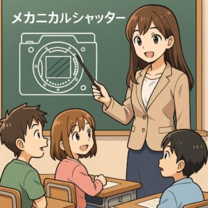 メカニカルシャッターが支える写真の信頼性