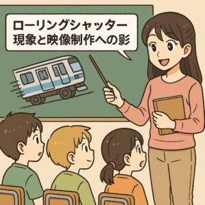ローリングシャッター現象と映像制作への影響