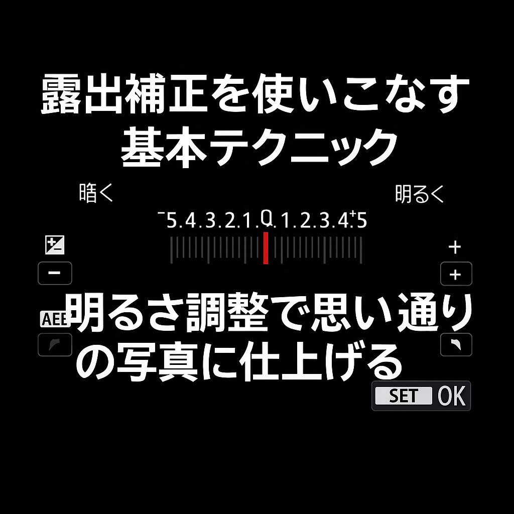露出補正を使いこなす基本テクニック 明るさ調整で思い通りの写真に仕上げる