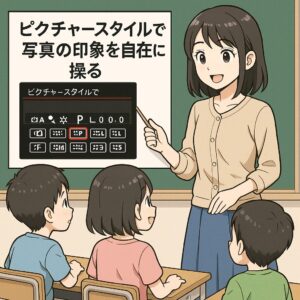 ピクチャースタイルで写真の印象を自在に操る