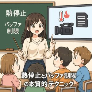 動画撮影における熱停止とバッファ制限の本質的関係