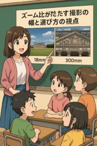 ズーム比がもたらす撮影の幅と選び方の視点