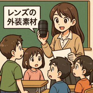 レンズの外装素材がもたらす実用性と印象