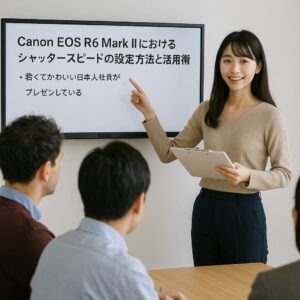 Canon EOS R6 Mark IIにおけるシャッタースピードの設定方法と活用術