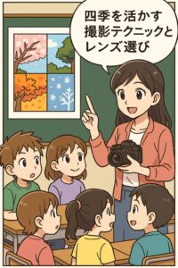 四季を活かす撮影テクニックとレンズ選び