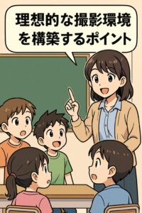 理想的な撮影環境を構築するポイント