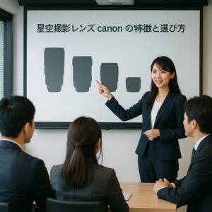 星空撮影レンズcanonの特徴と選び方全体像