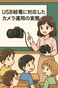 USB給電に対応したカメラ運用の実態