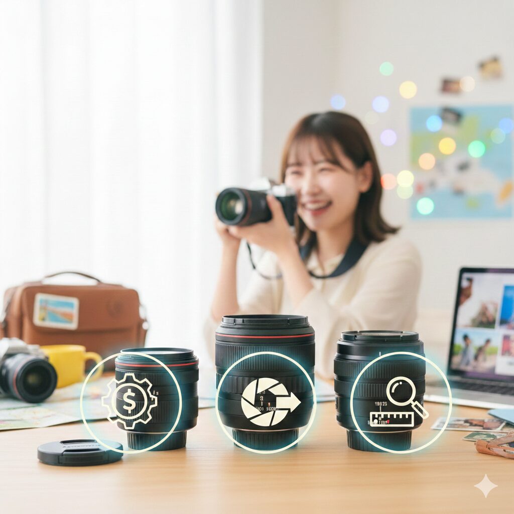 レンズ購入前に決めるべき3つの基準