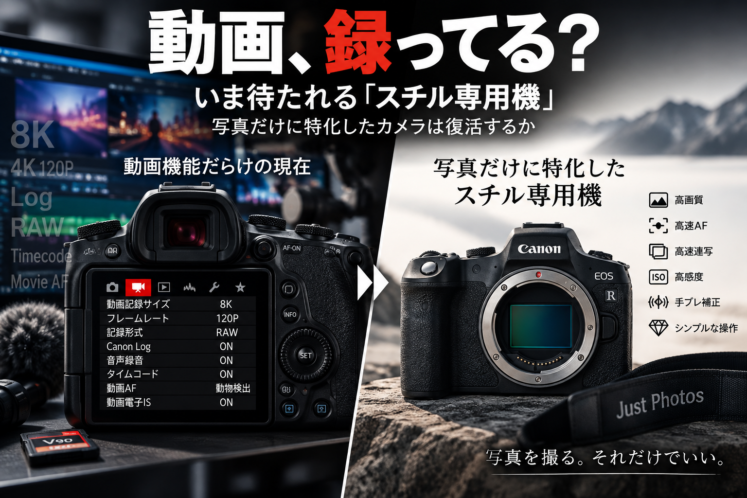 動画、録ってる？いま待たれる「スチル専用機」｜写真だけに特化したカメラは復活するか