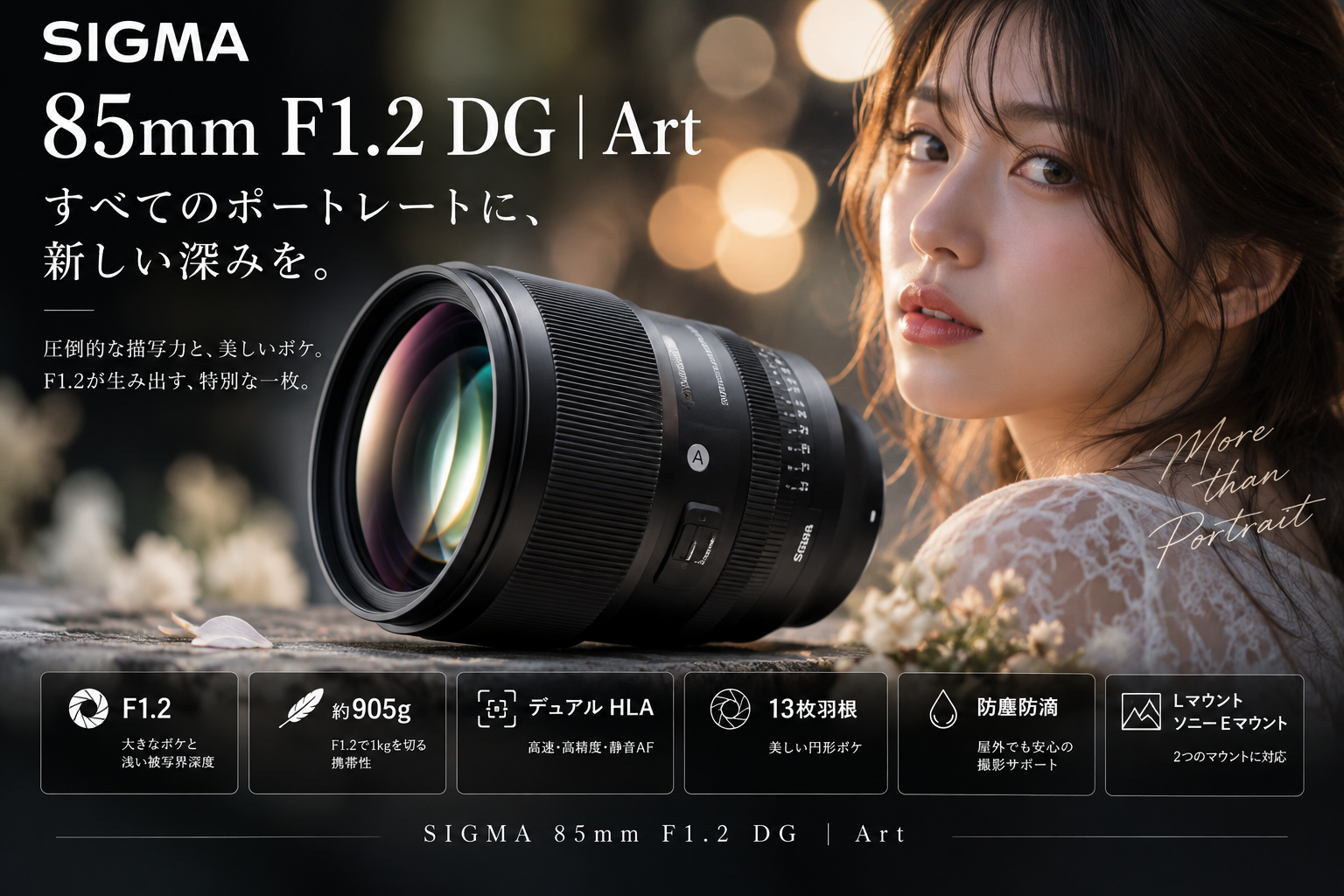 Sigma 85mm F1.2 DG | Artは85mm F1.2の常識を変えるか｜905gの大口径中望遠を徹底解説