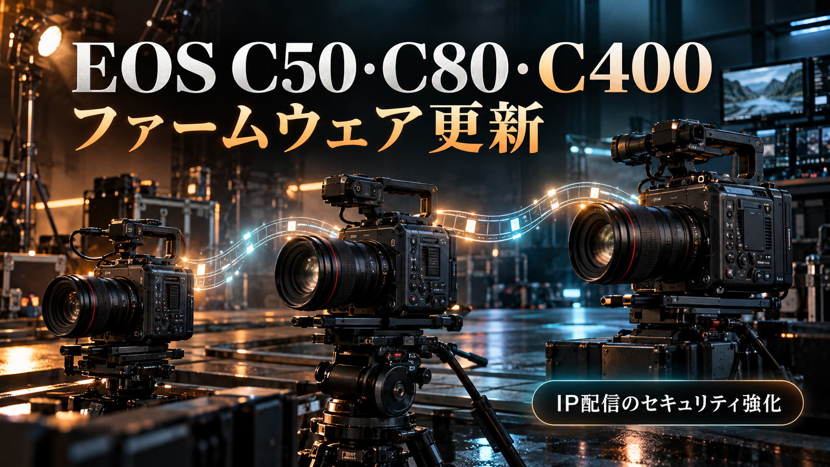 EOS C50・C80・C400ファームウェア更新｜IP配信のセキュリティ強化とC50の静止画不具合修正