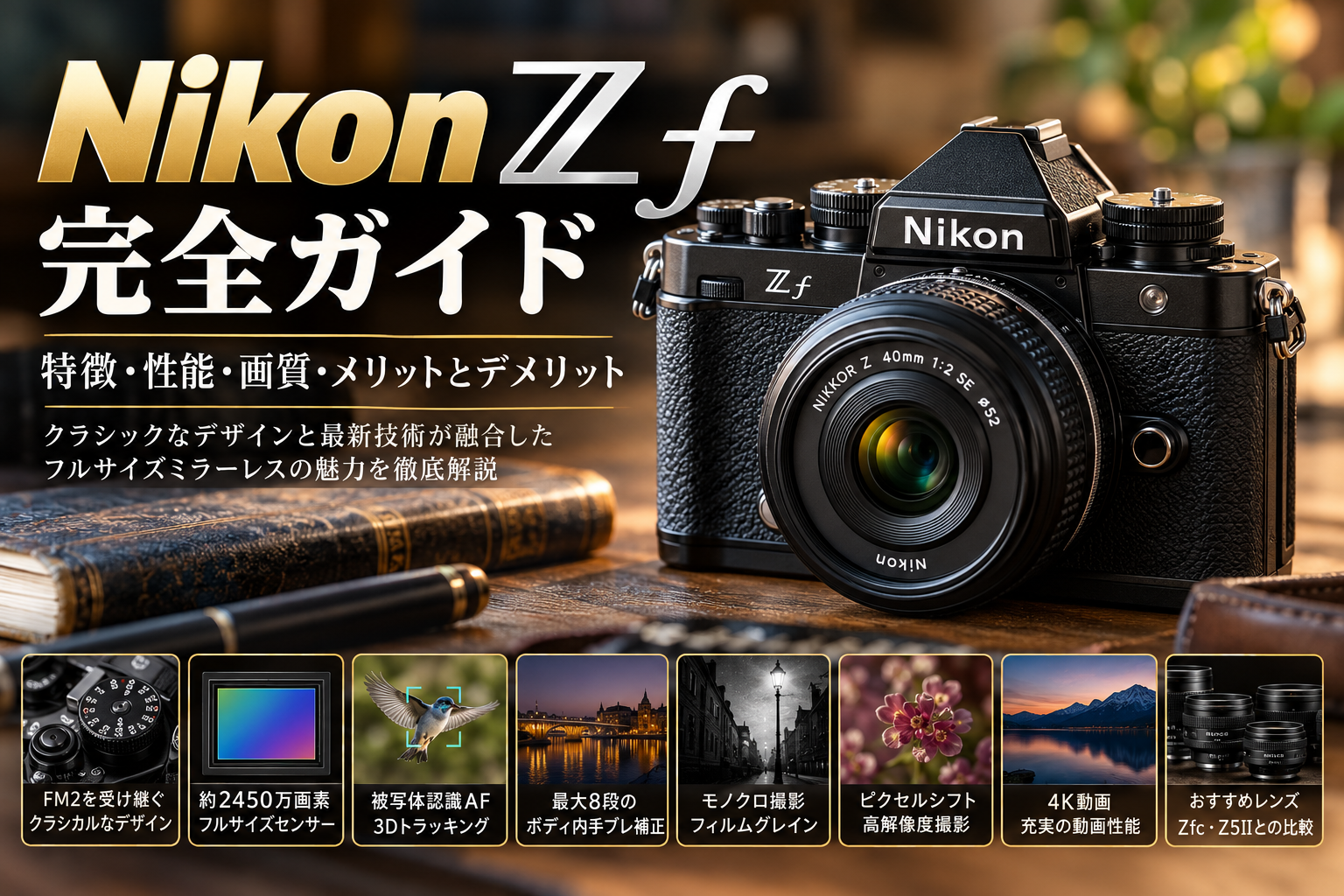 Nikon Zf完全ガイド｜特徴・性能・画質・メリットとデメリット